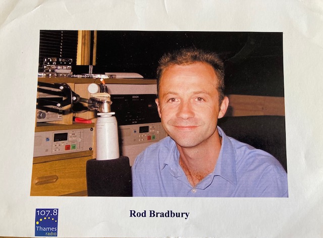 Rod Bradbury ‘live’ on Blue Panda Radio weekdays at midday